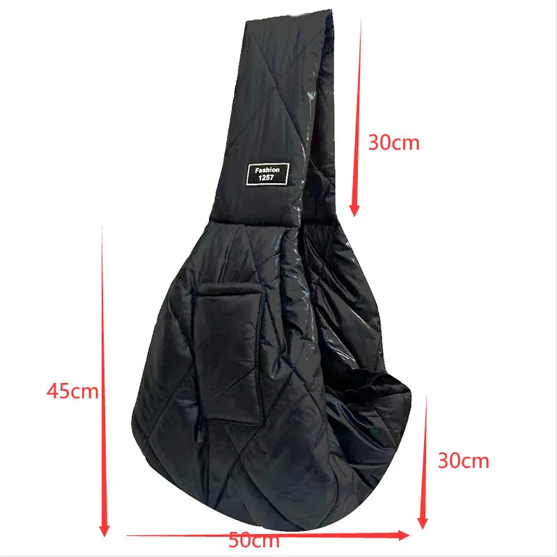 Sling Carrier for Small Pets Hands Free Travel Outdoor