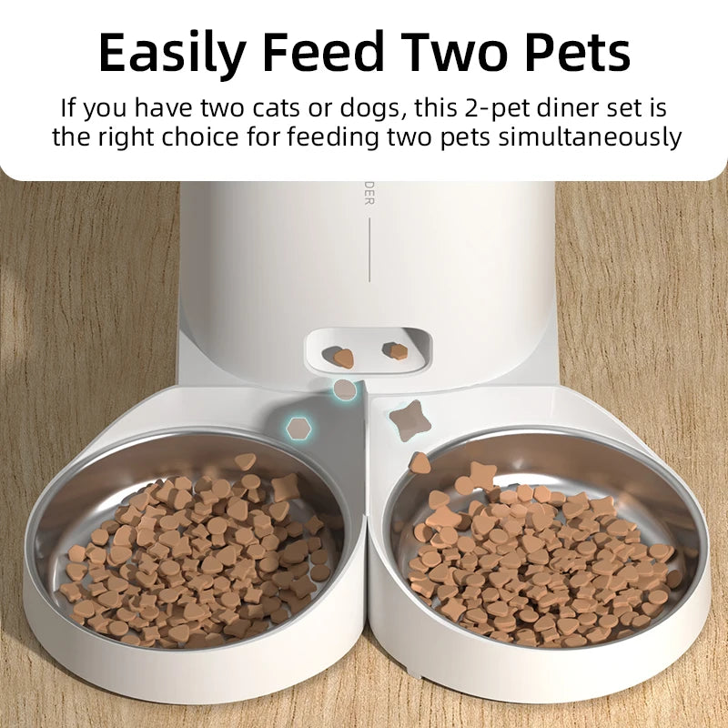 ROJECO Stainless Steel Bowl Accessories for Automatic Pet Feeder