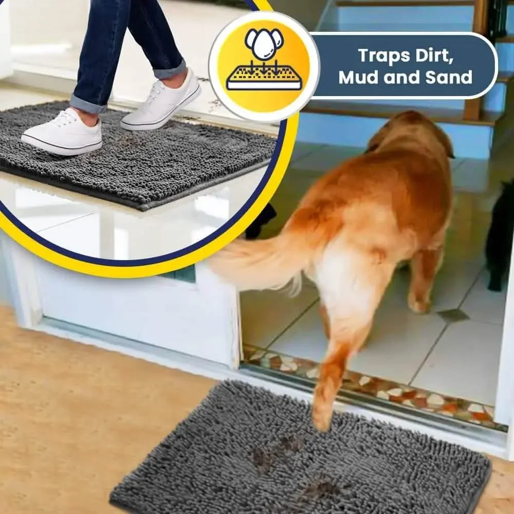 Muddy Mat Anti Mud Doormat Microfiber Dirt Trapper Non Slip