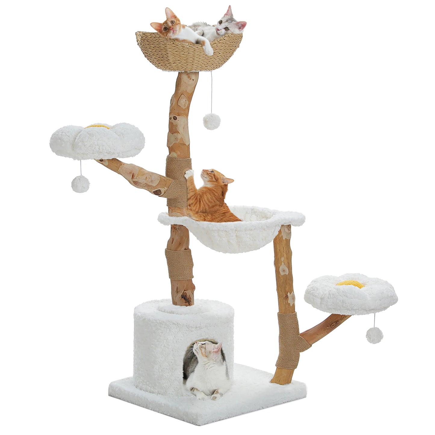 PAWZ Road Five Tier Cat Tree With Sisal Scratching Post