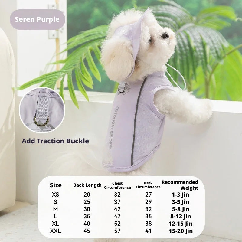 Shineknot Dog Sunscreen Clothes For Spring And Summer