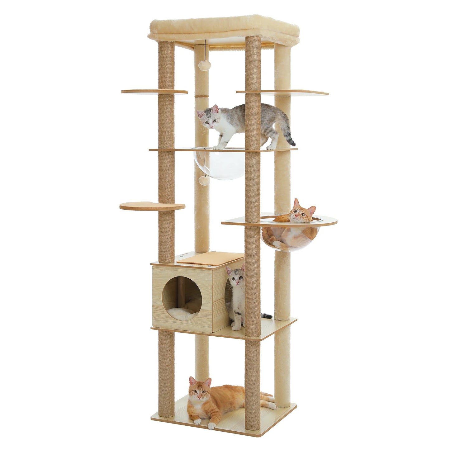 PAWZ Ro Multi Level Cat Tree With Scratching Posts