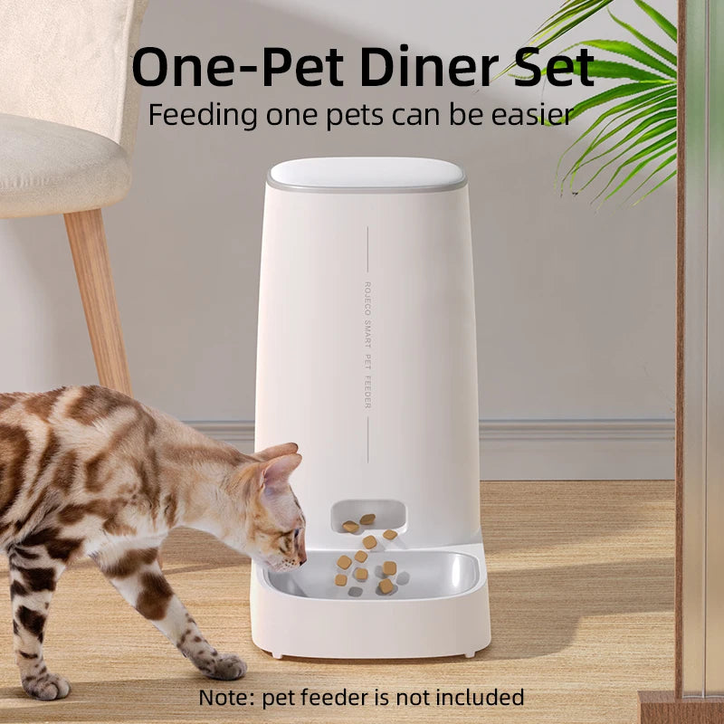 ROJECO Stainless Steel Bowl Accessories for Automatic Pet Feeder