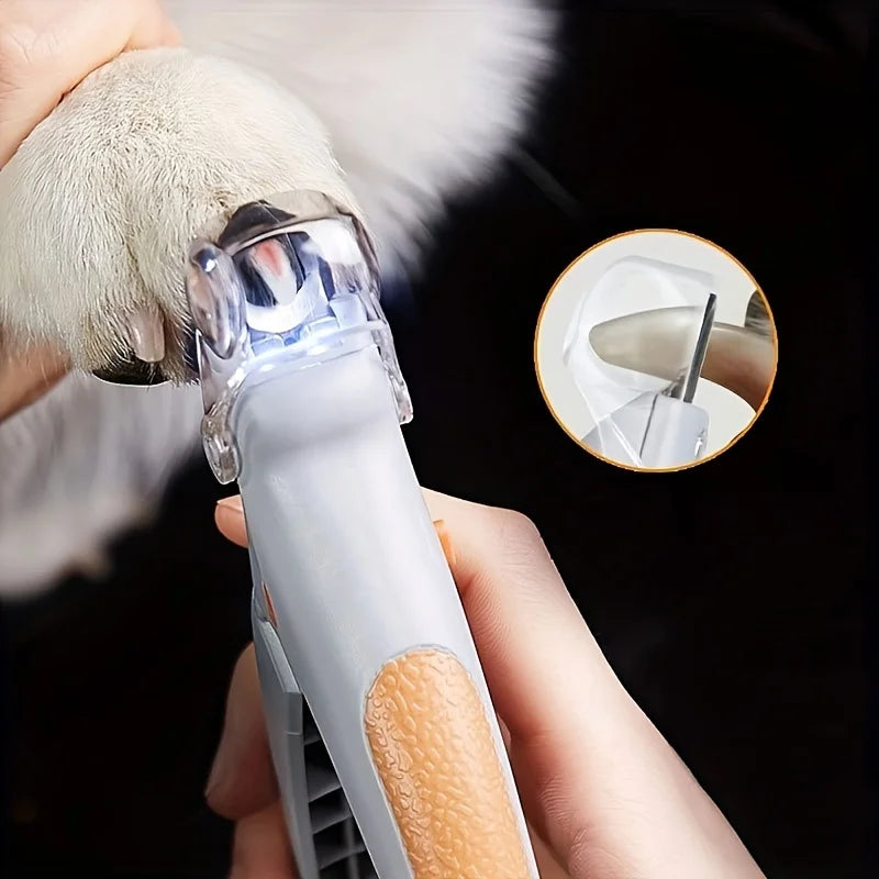 LED Nail Clipper With Magnifying Glass For Dogs And Cats