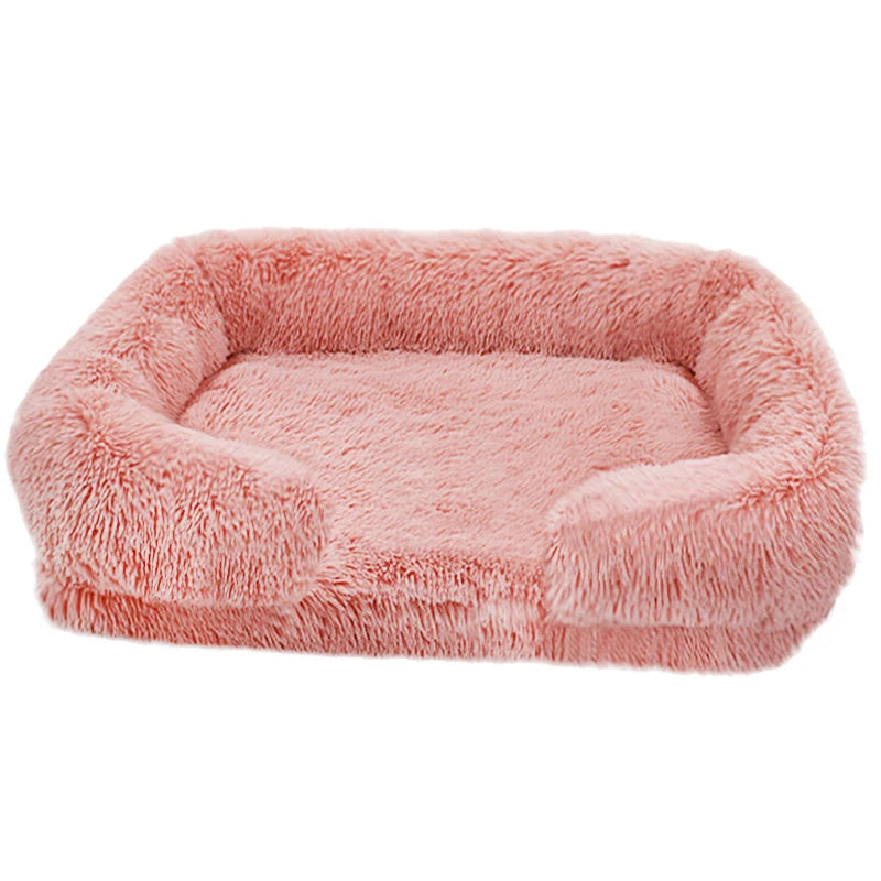 Orthopedic Dog Bed With Washable Plush Cover And Durable Comfort