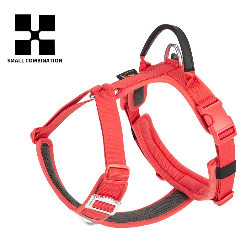Small Combination Dog Harness No Pull Reflective Vest