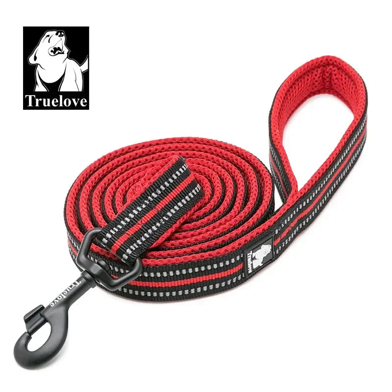 TRUELOVE Soft Reflective Nylon Leash With Padded Mesh