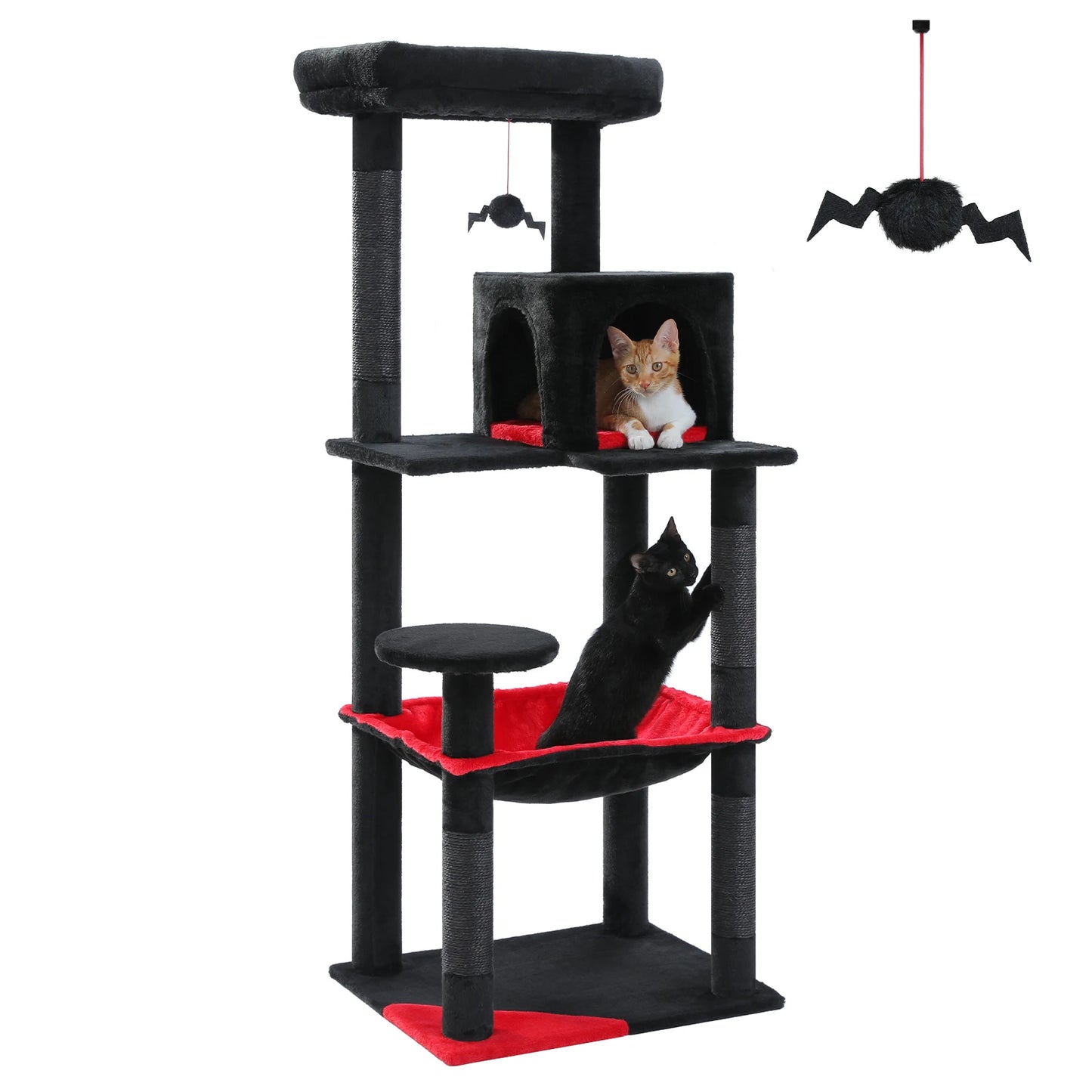 PAWZ Road Gothic Cat Tree Indoor Cats Five Tier Hammock