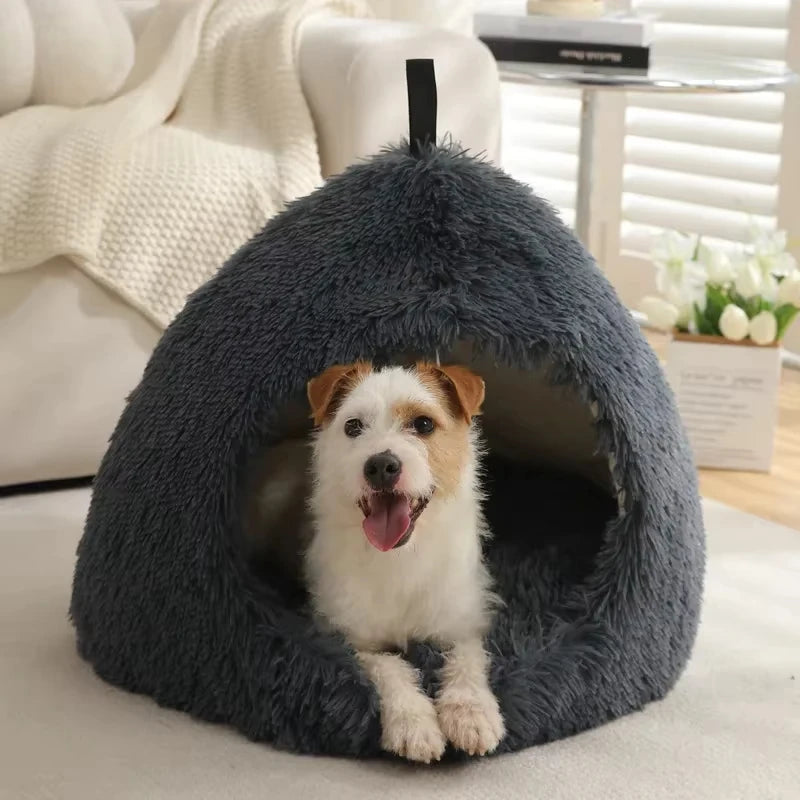 Soft Warm Winter Pet Basket Lounger Bed For Pets Cozy