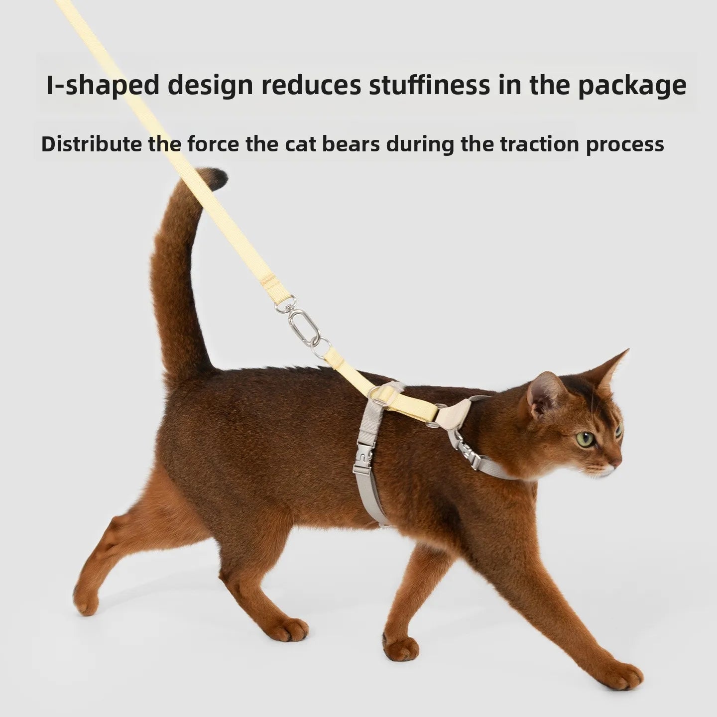 Escape Proof Cat Harness And Leash Set, Adjustable H-Style Vest