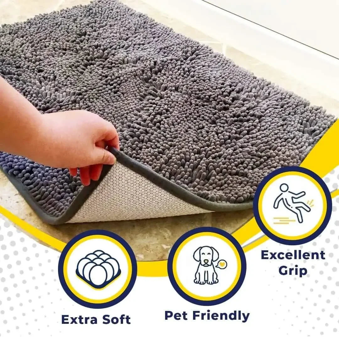 Muddy Mat Anti Mud Doormat Microfiber Paw Cleaner Floor Mat