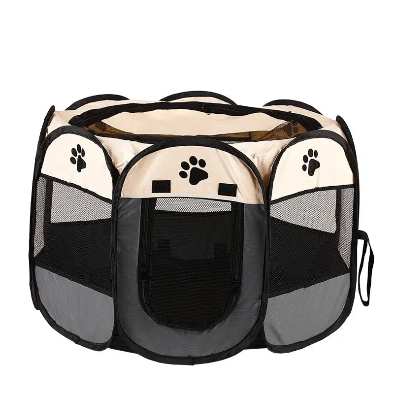 Portable Foldable Pet Tent Kennel Outdoor Octagonal Fence For Dogs And Cats