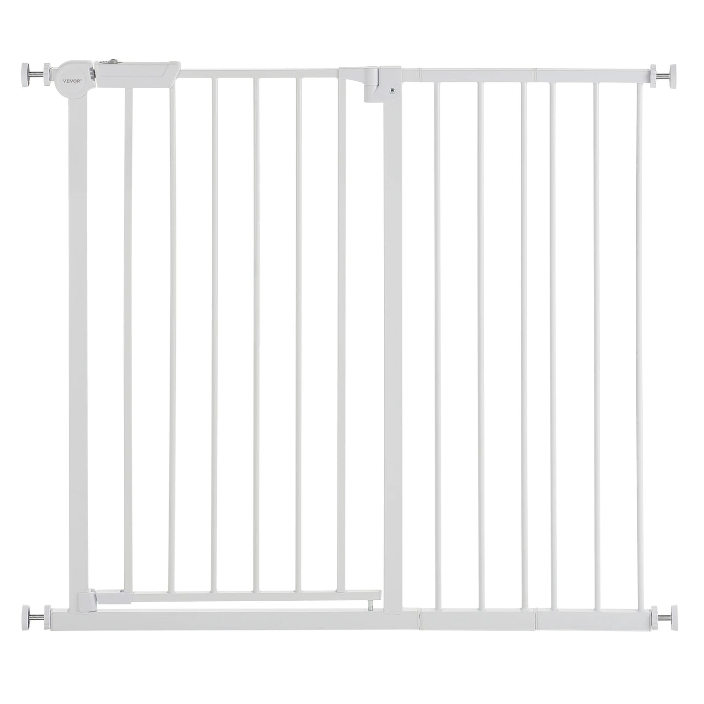 SucceBuy Baby Gate Pressure Mount Walk Through Child Gate