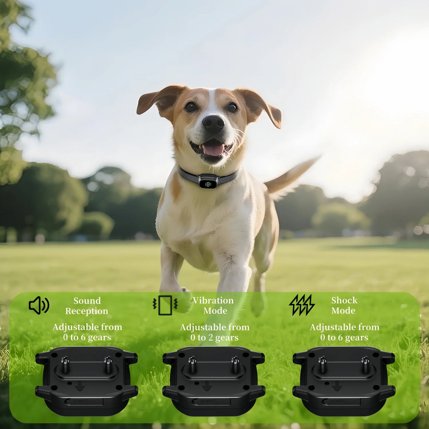 YHLC Automatic Anti Barking Dog Collar Rechargeable Bark Deterrent