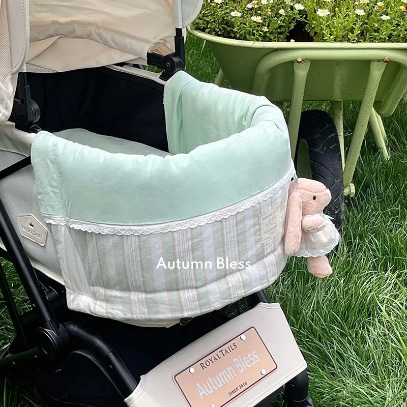 Smvp Super Soft Pet Dog Stroller Cover With Bunny Design