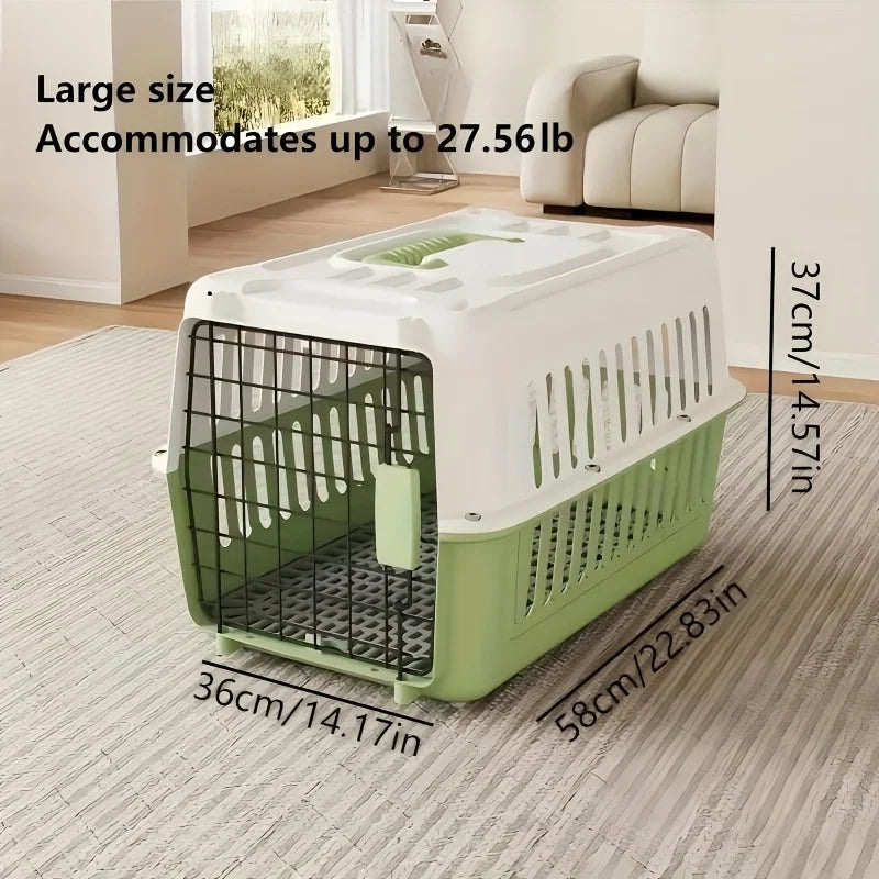 Airline Portable Pet Carrier For Cats And Small Dogs EVA Travel Crate Dividers