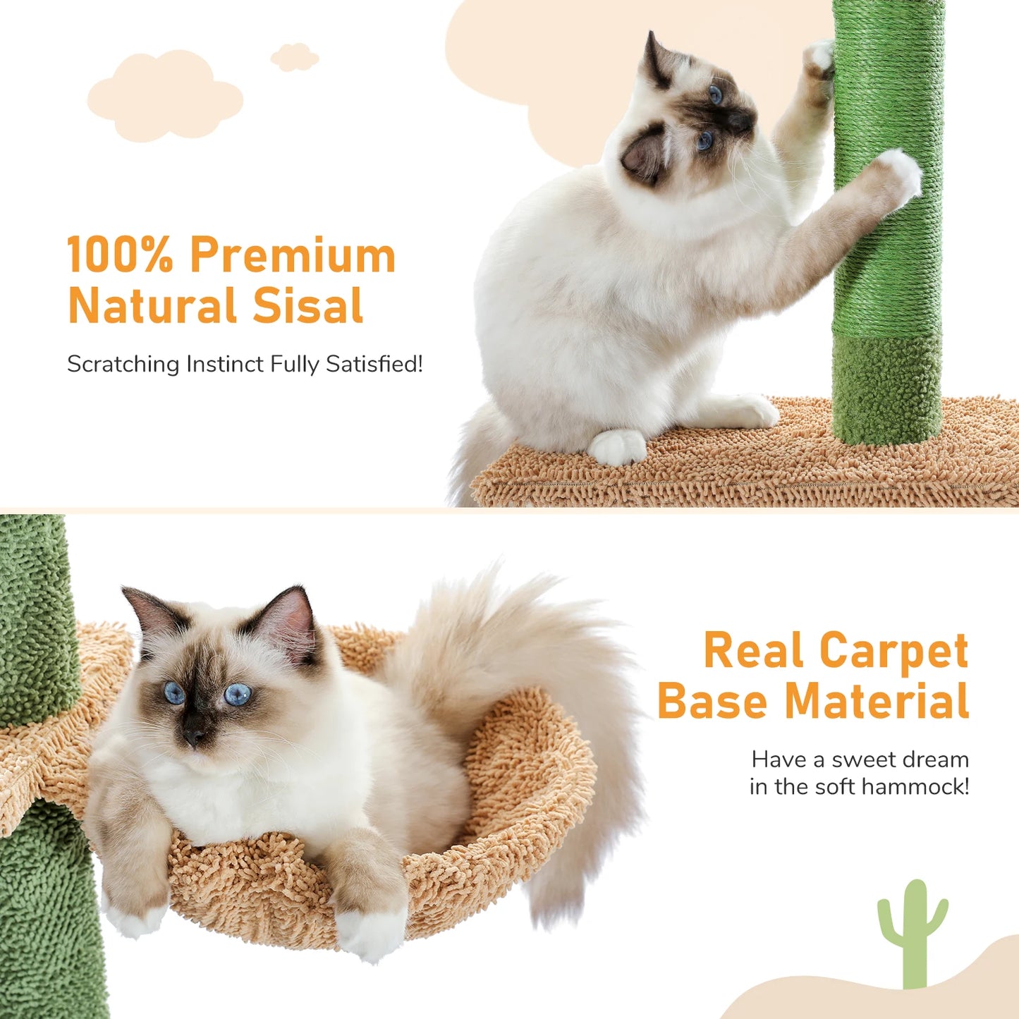 PAWZ Road Cat Tree 5Tier Floor To Ceiling Climbing Tower