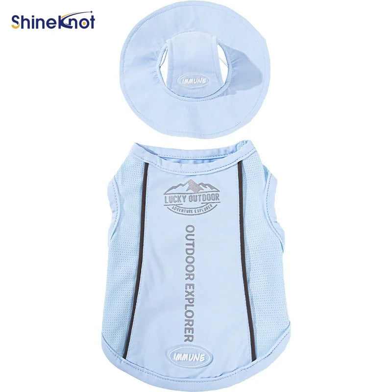 Shineknot Dog Sunscreen Clothes Spring Summer Breathable Pet Vest