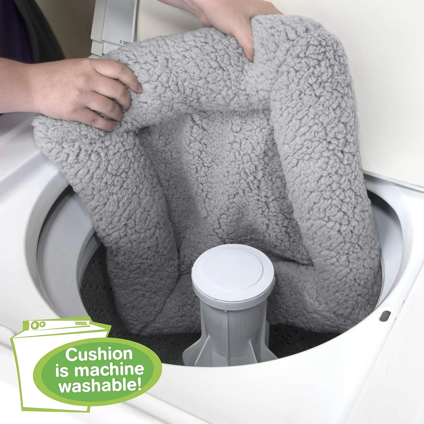 Comfy Cat Bed With Fleece Cover For Small Pets Machine Washable
