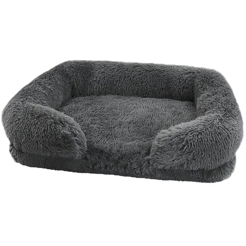 Orthopedic Dog Bed With Washable Plush Cover And Durable Comfort