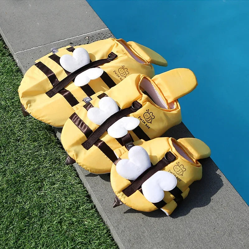 Summer Dog Swimwear Waterproof Life Jacket Harness For Pets