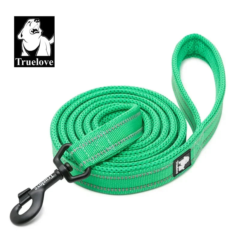 TRUELOVE Reflective Padded Nylon Pet Leash For Dogs And Cats