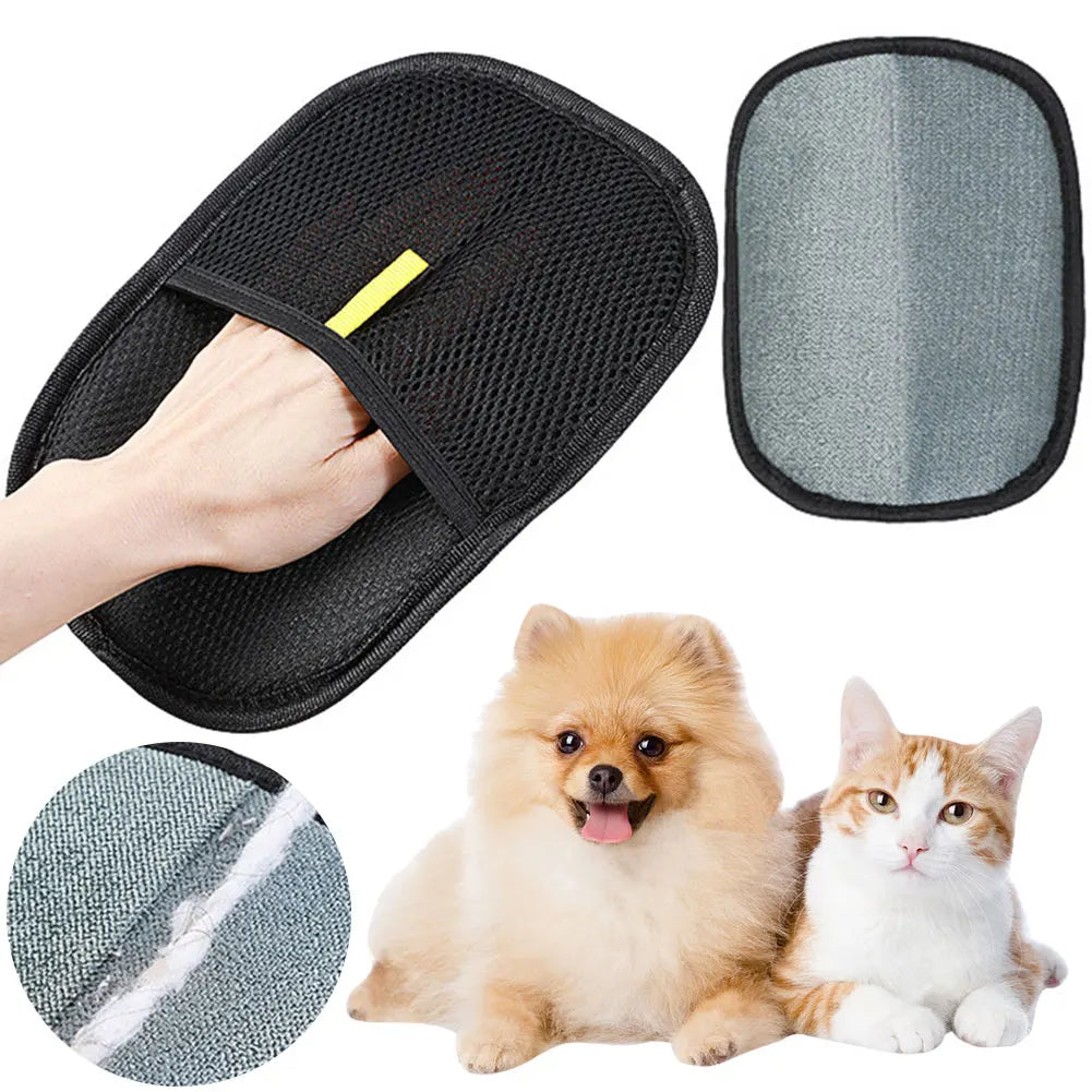 APWIKOGER Deshedding Glove For Dogs And Cats Hair Removal
