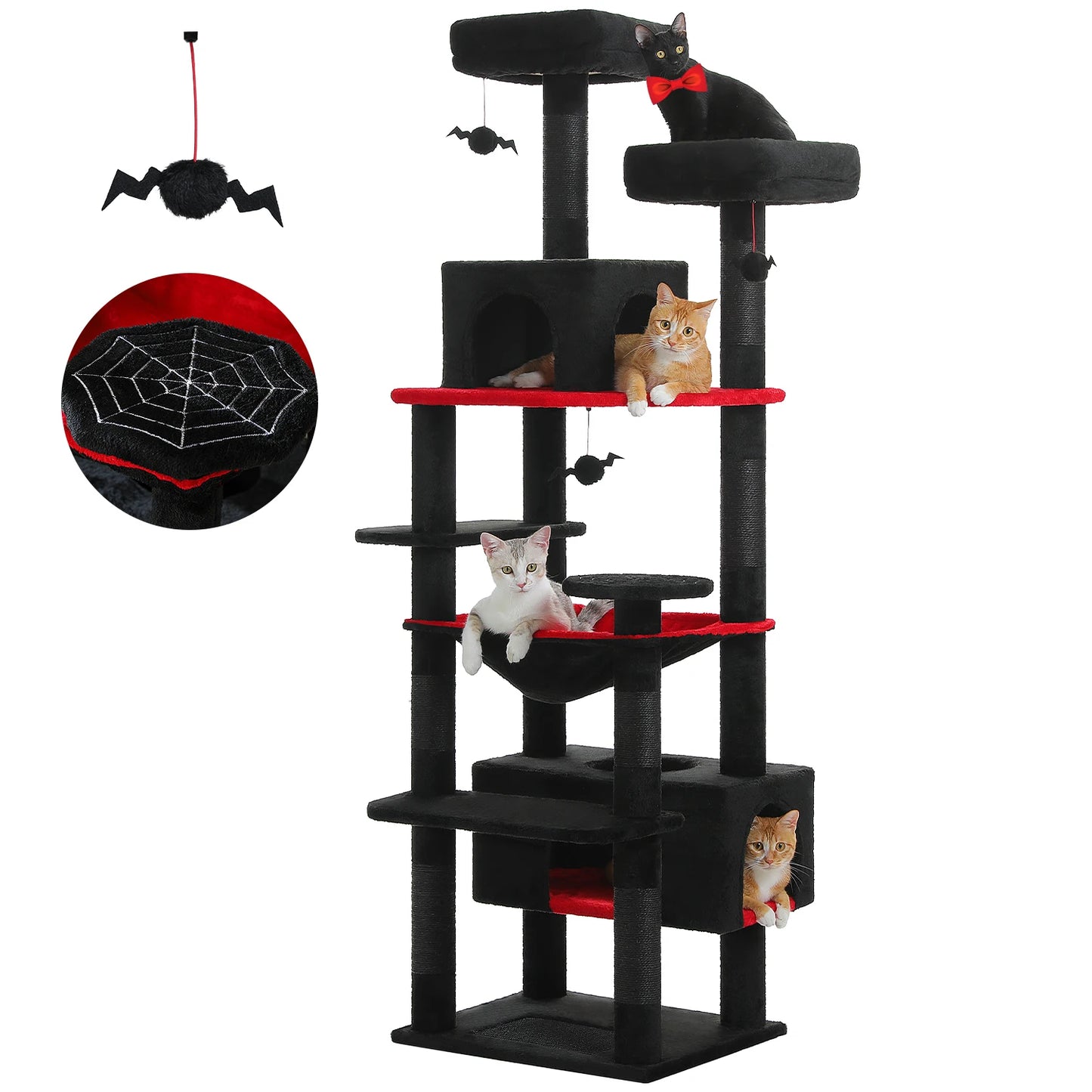 PAWZ Road Cat Tree Tower With Scratching Posts Condos