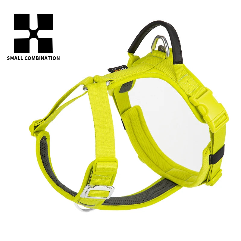 Small Combination Dog Harness No Pull Reflective Vest