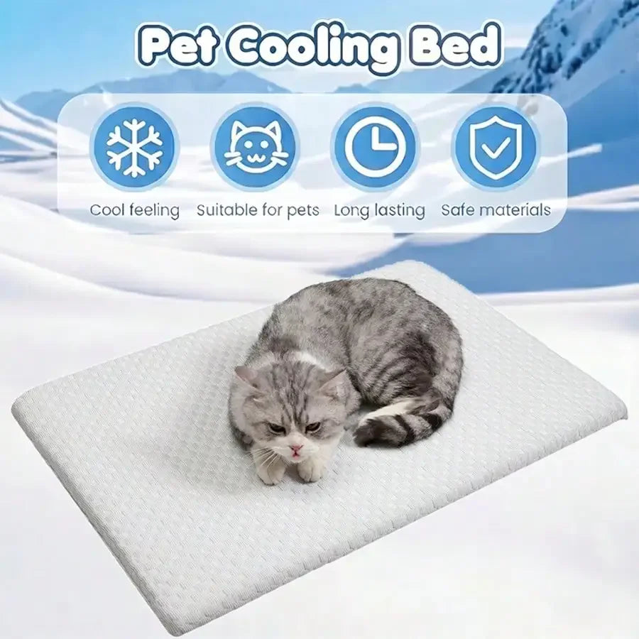 Cooling Cat Bed With Thick Padding And Non Slip Washable