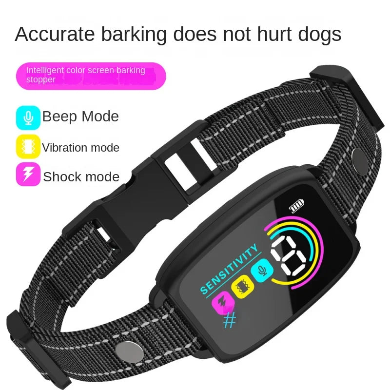 LISM Intelligent Anti Barking Dog Collar For Training Waterproof