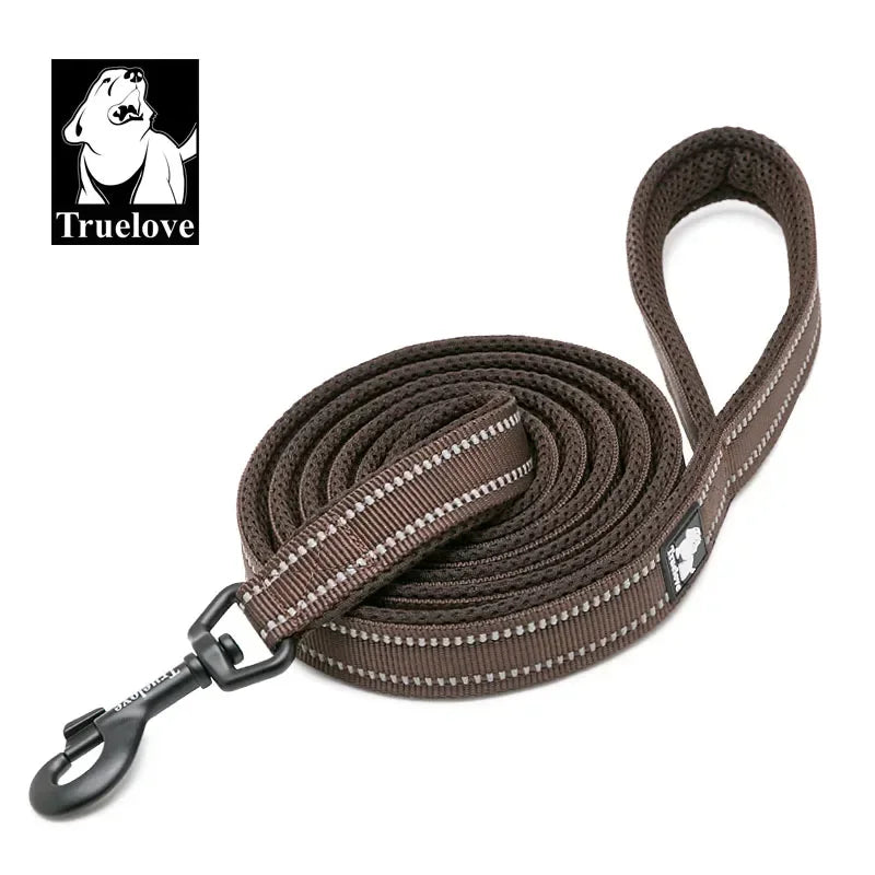 TRUELOVE Soft Reflective Nylon Leash With Padded Mesh