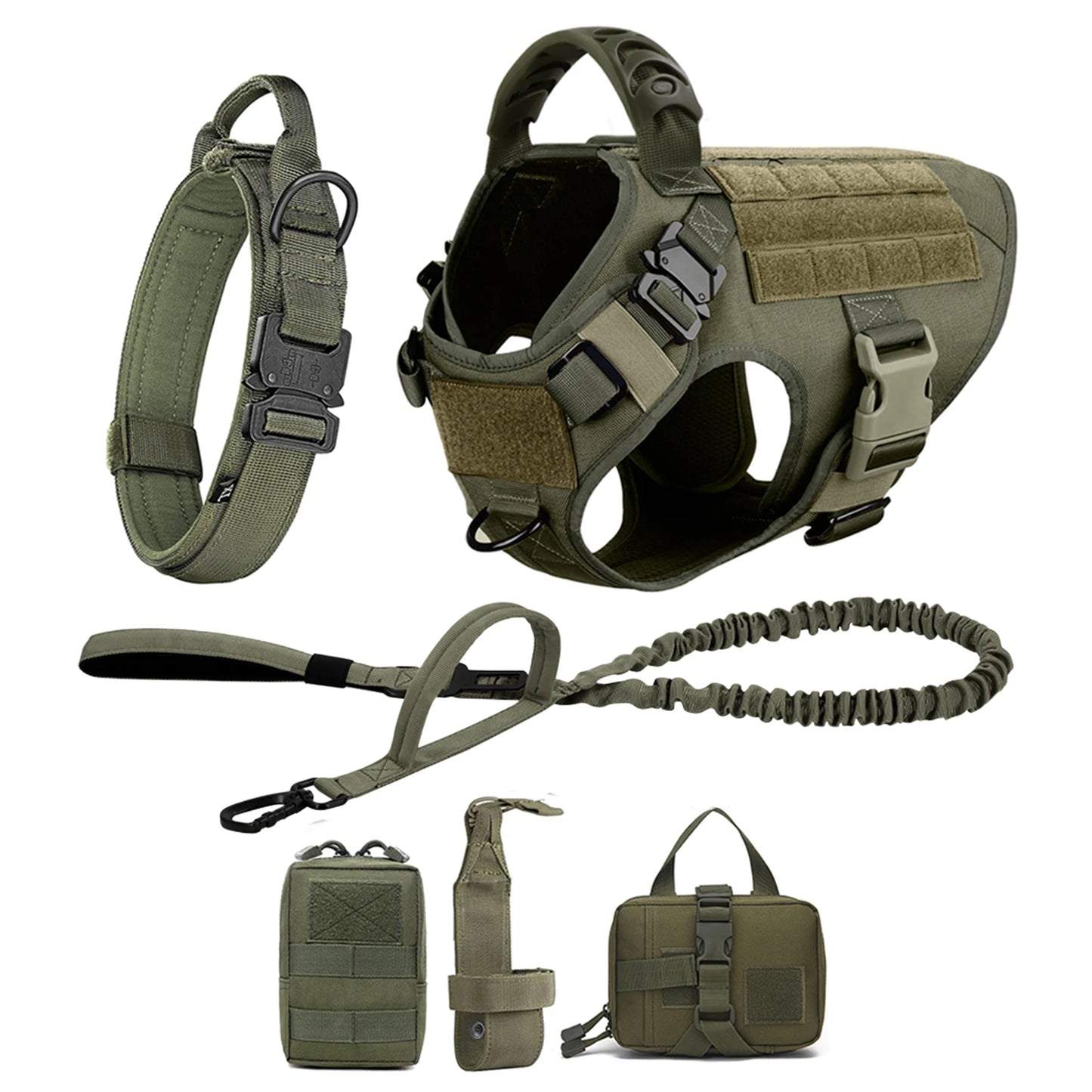 Nylon Dog Harness And Leash Set For Training And Walking