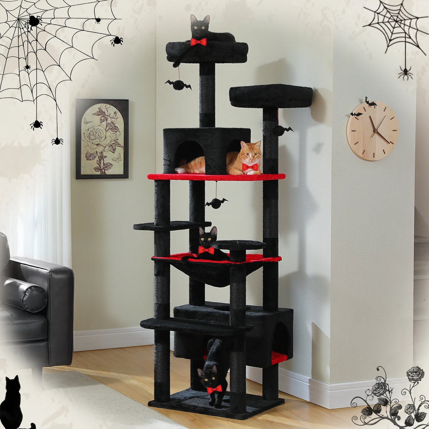 PAWZ Road Five Level Feline Tree And Tower For Cats