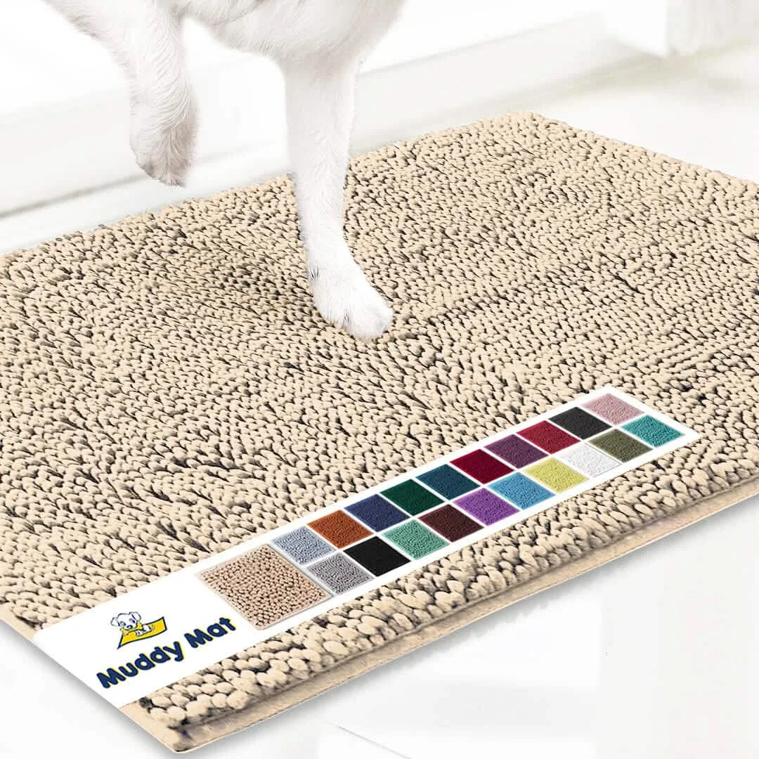 Muddy Mat Anti Mud Doormat Microfiber Paw Cleaner For Pets