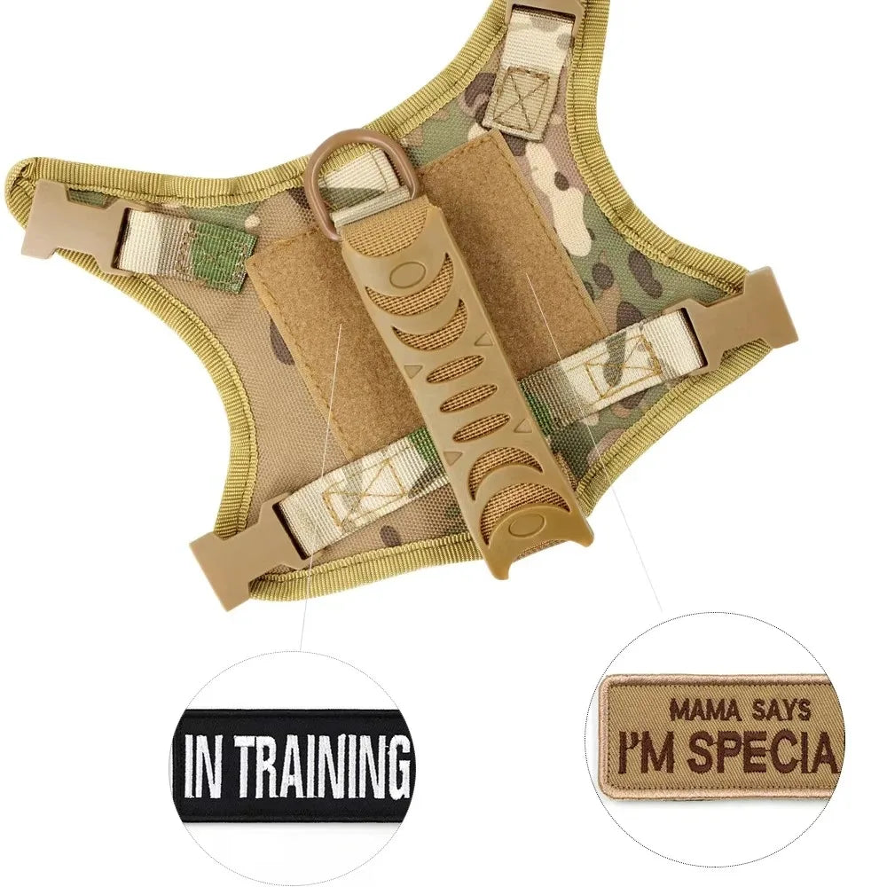 Cat Safe Tactical Harness Vest With Leash And Stickers