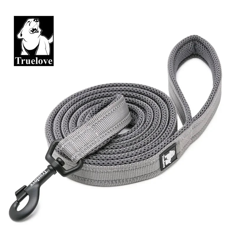 TRUELOVE Soft Reflective Pet Leash With Padded Nylon Mesh