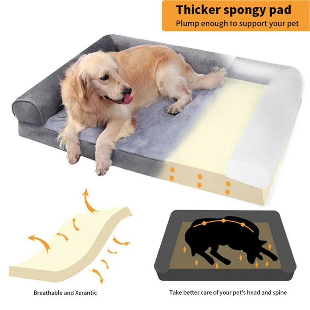 BINGOPAW Orthopedic Dog Bed With Removable Cover Soft Cushion