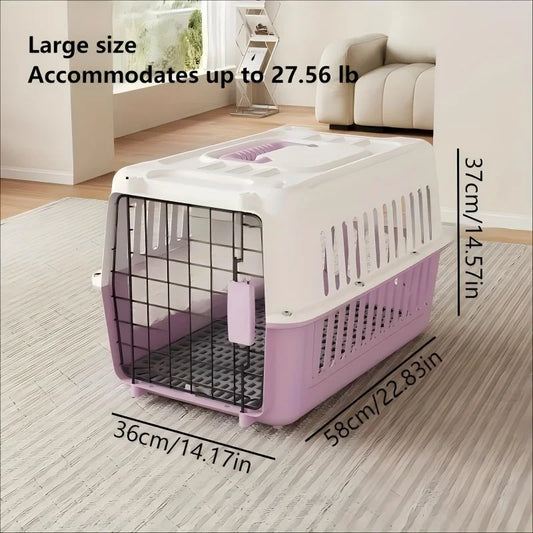 Airline Portable Pet Carrier For Cats And Small Dogs EVA Travel Crate Dividers