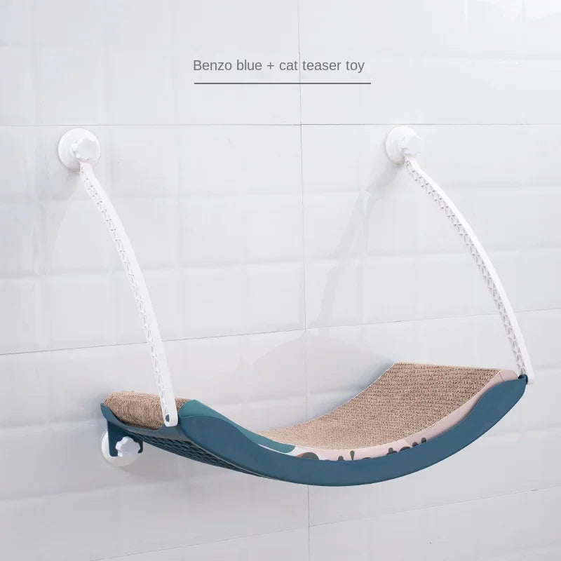 Cat Window Hanging Bed Hammock Soft Breathable PU Fabric Mount