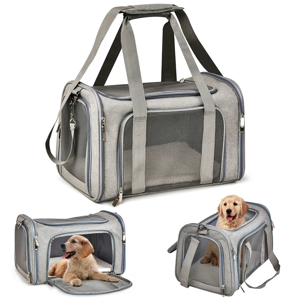 Soft Sided Dog Carrier Backpack For Pets Airline Approved