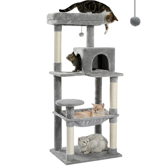 PAWZ Road 5 Level Cat Tree Tower With Sisal Scratching Posts
