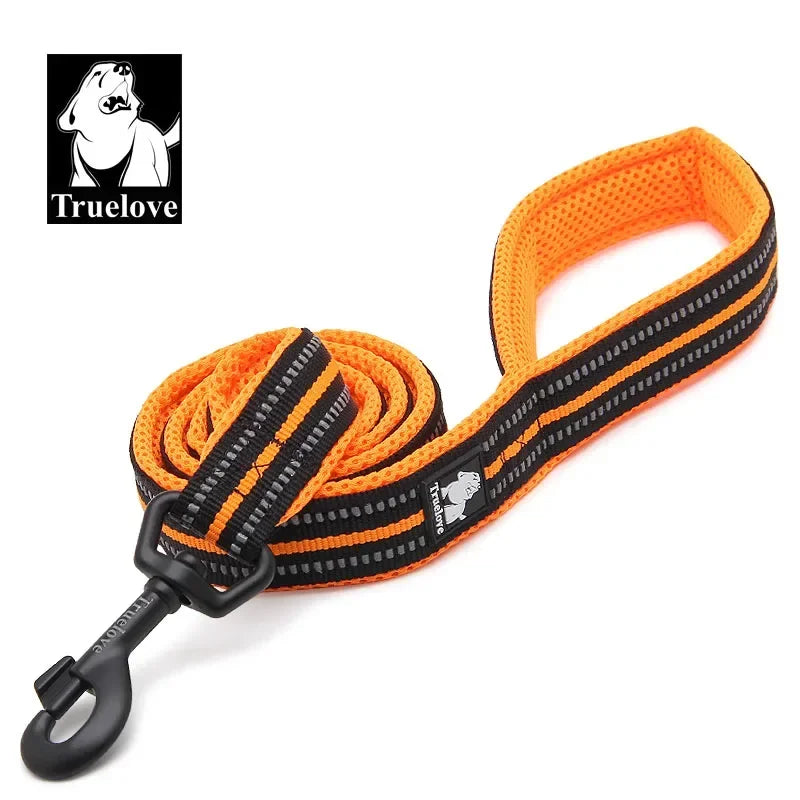 TRUELOVE Soft Reflective Pet Leash With Padded Nylon Mesh